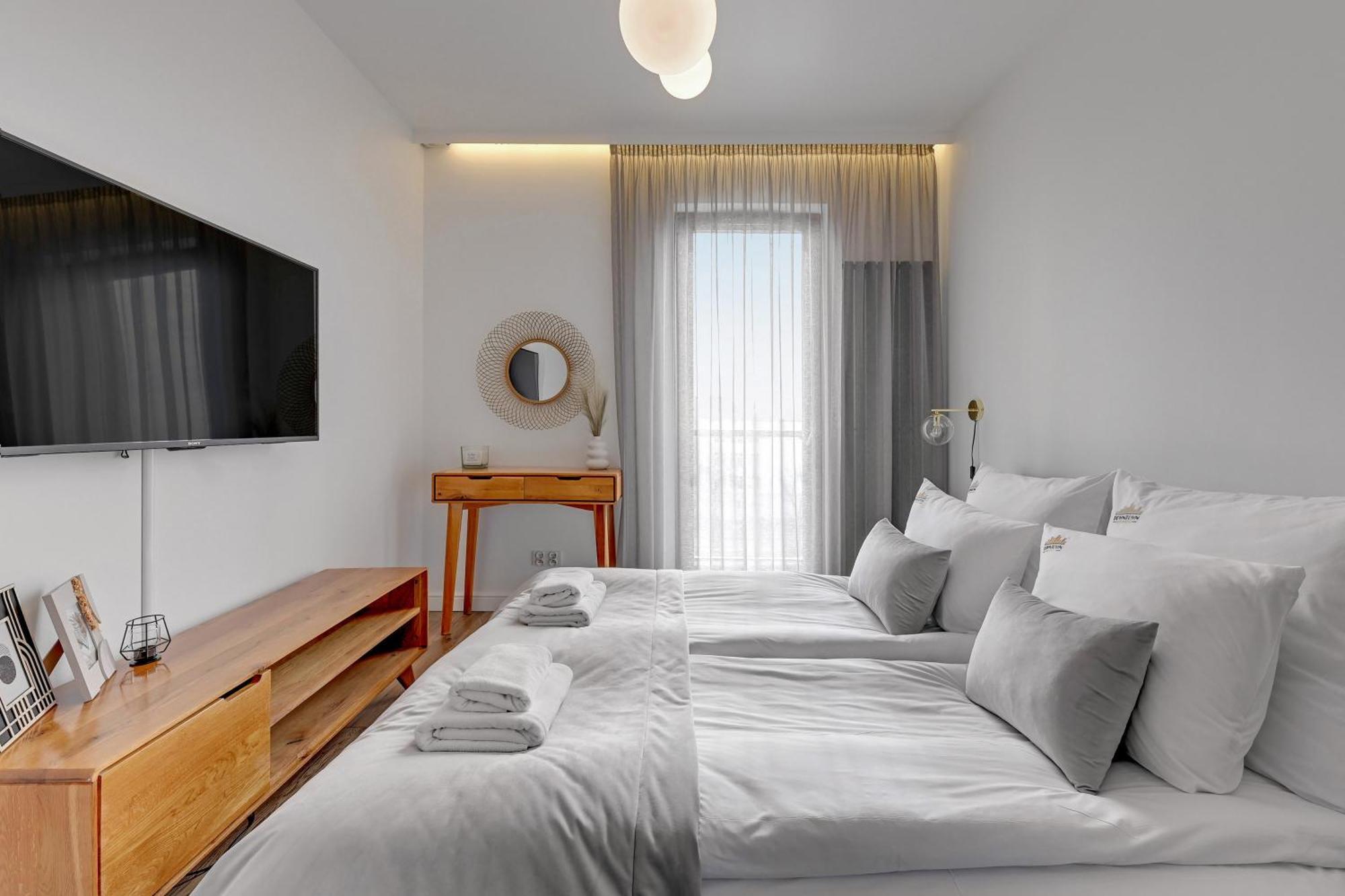 Aura - Riverside & Parking By Downtown Apartments Gdańsk Kamer foto
