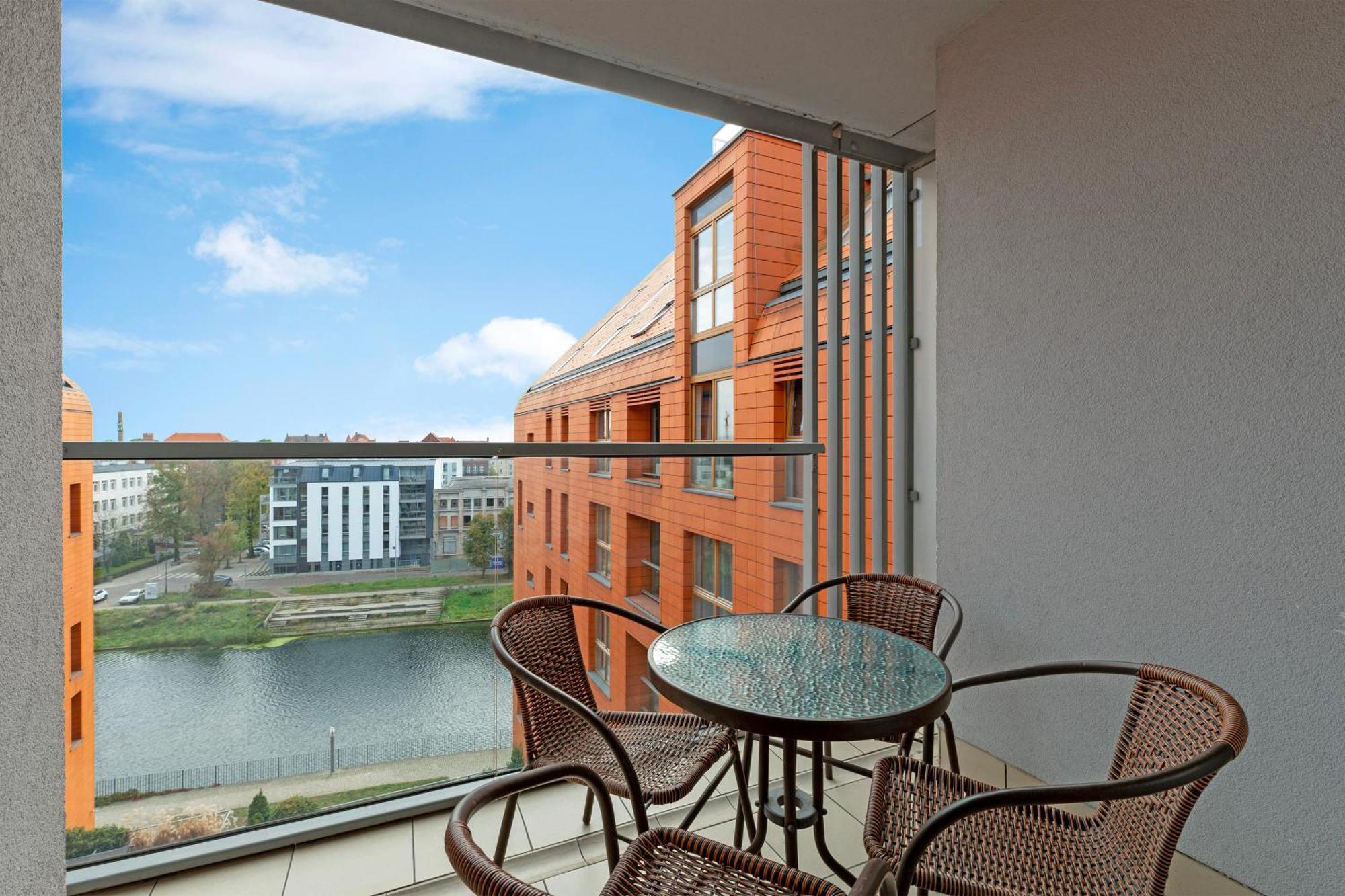 Aura - Riverside & Parking By Downtown Apartments Gdańsk Buitenkant foto