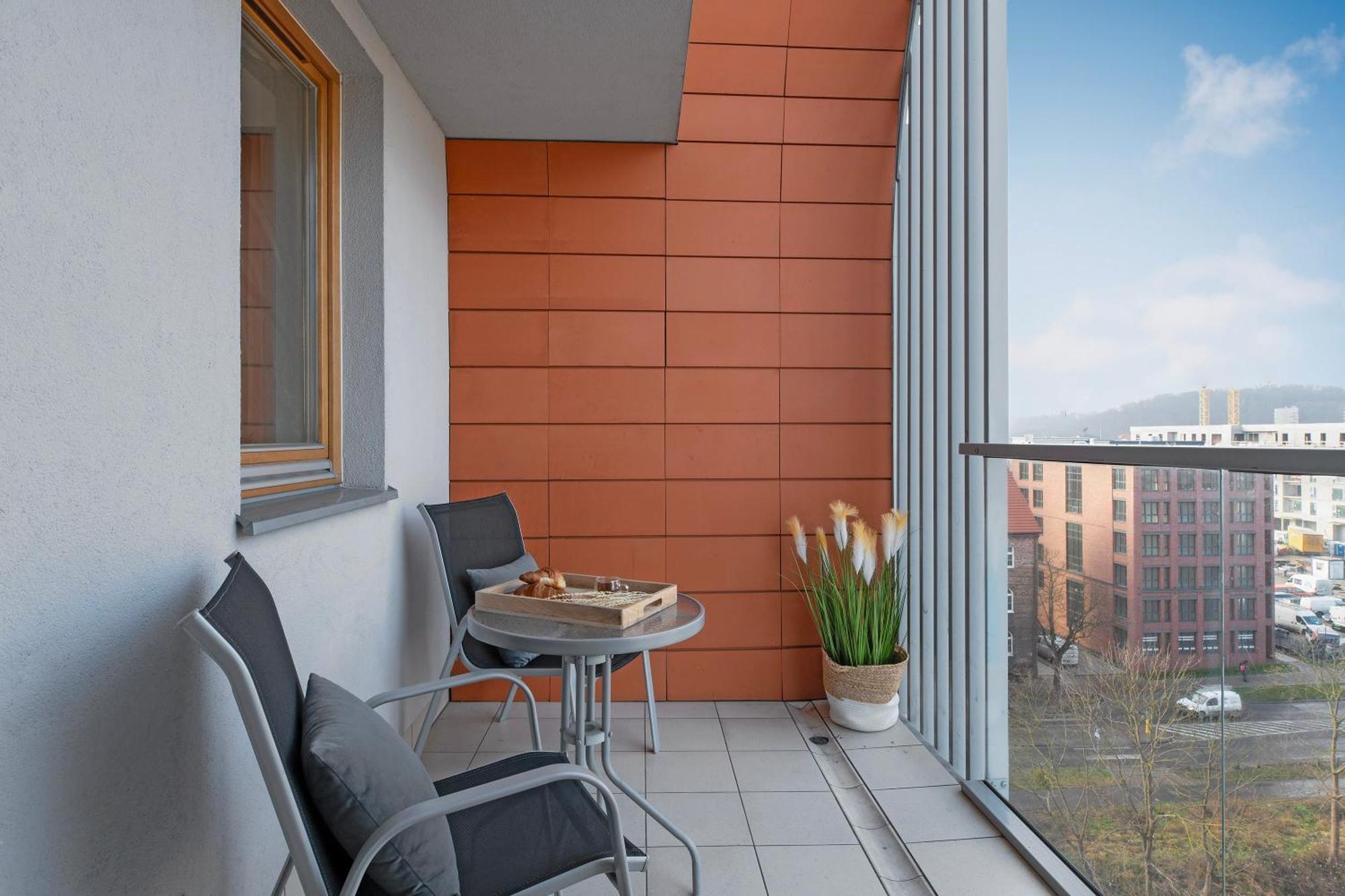 Aura - Riverside & Parking By Downtown Apartments Gdańsk Kamer foto